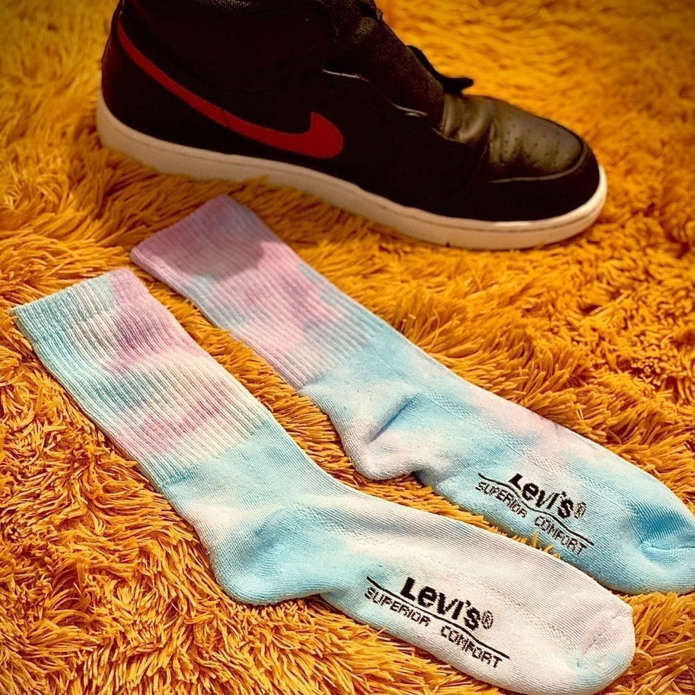 Custom Cotton Candy Socks